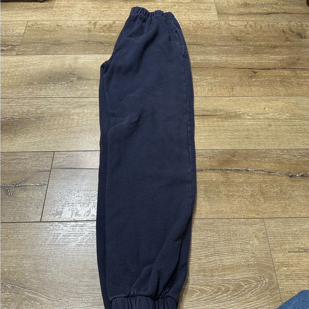 OS Brandy Melville Navy Blue Jogger Pants NWOT